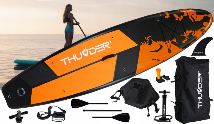 Deska SUP 365CM paddle board do pompowania plecak + wiosło Thunder