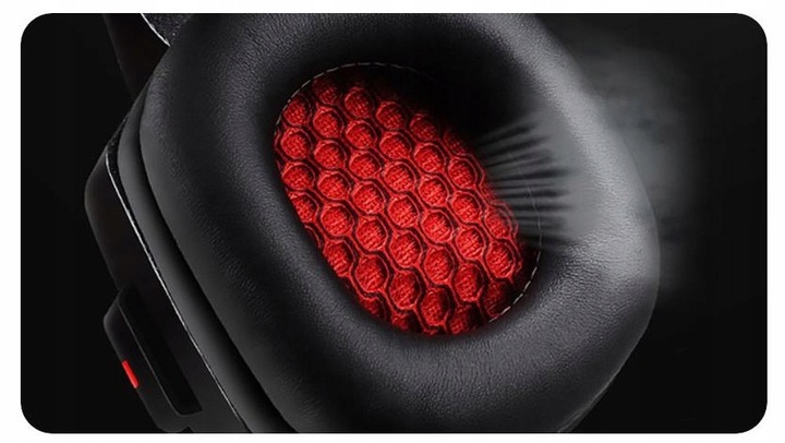 Lenovo Słuchawki GAMINGOWE LED Komputerowe dla Graczy nauszne z Mikrofonem