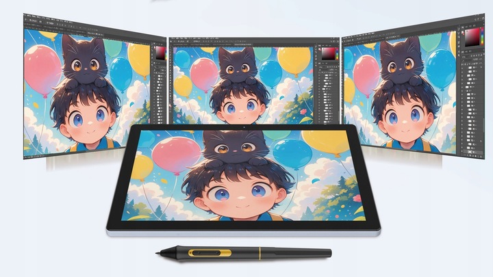 Tablet graficzny BOSTO BT-101A 10,1'' Profesjonalny EKRANOWY 5080LPI 16384