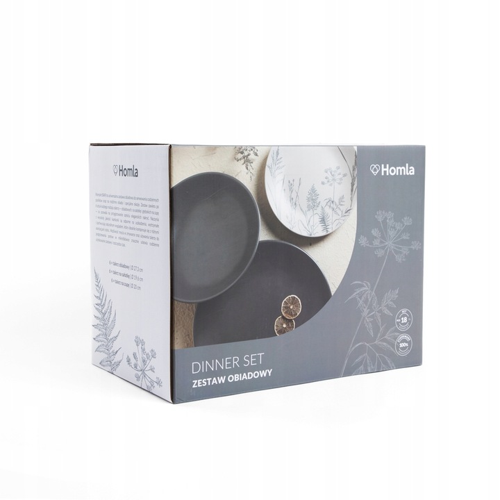 Zastawa stołowa BARI 18 SZTUK HOMLA