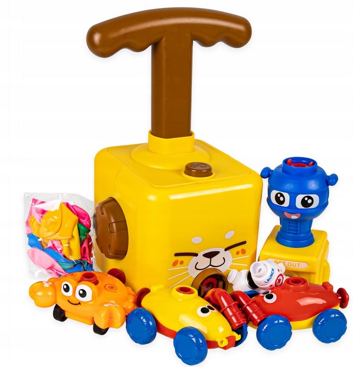 Aerodynamiczny samochód wyrzutnia balonów samochody KRAB 12 X BALON