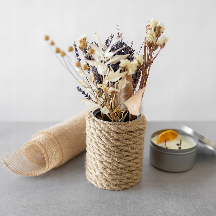 Lina jutowa naturalna żeglarska sznur 18mm 50m