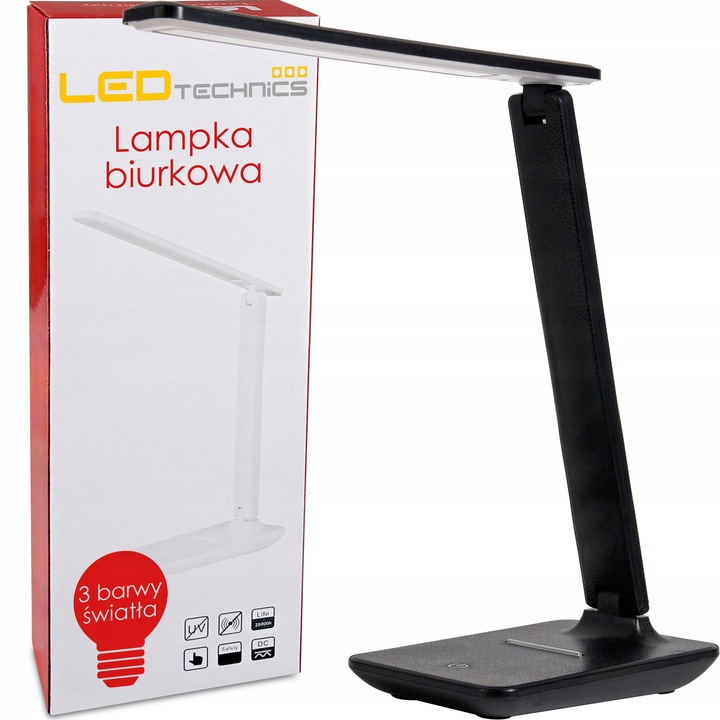 Lampka LED na biurko biurkowa szkolna ściemnialna