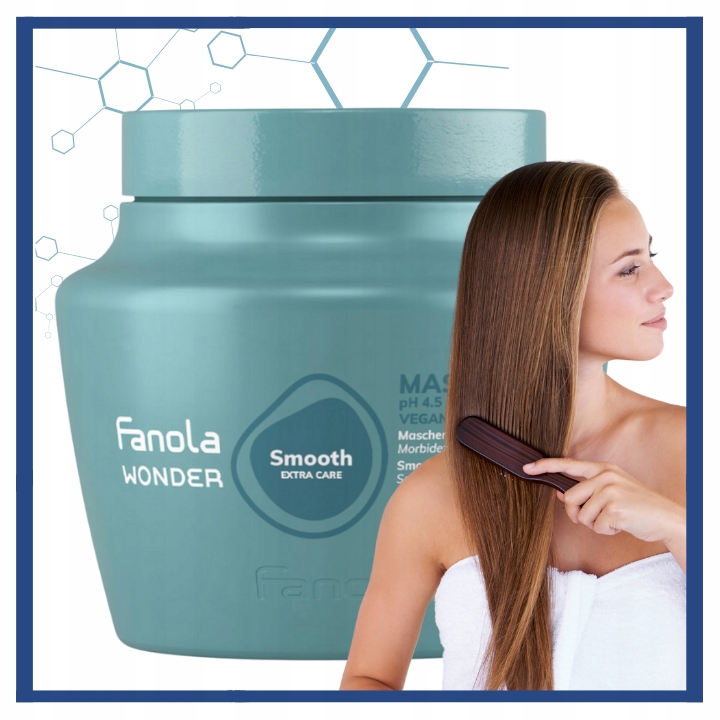 Fanola Maska do Włosów Wygładzająca Nawilżająca Wonder Smooth 500 ml