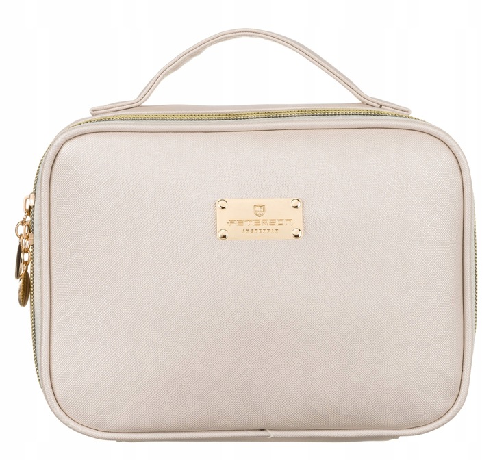 Kosmetyczka kuferek PETERSON damska idealna na podróż z uchwytem