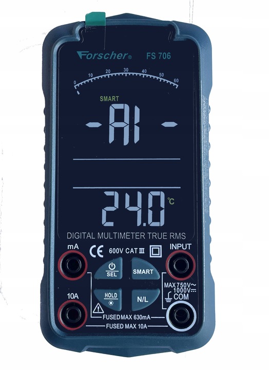Miernik Uniwersalny True Rms Inteligentny - Automat FORSCHER 706