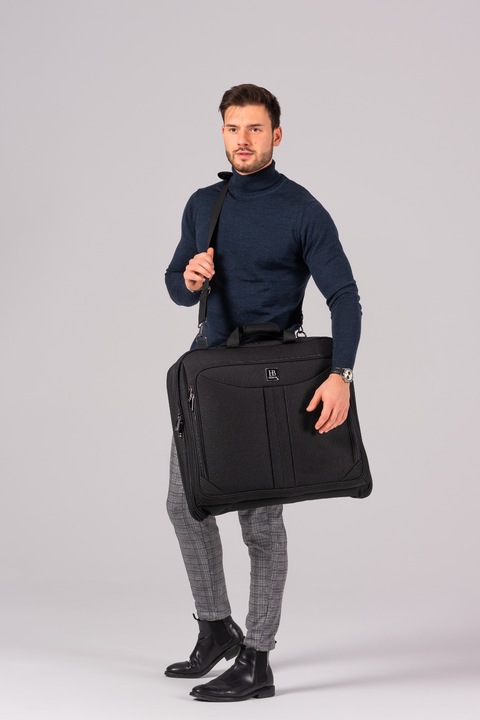 Solidna TORBA męska podróżna POKROWIEC na garnitur Hugh Butler Alfred