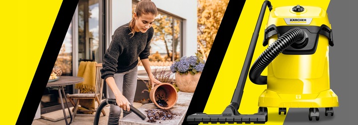 ODKURZACZ BEZWORKOWY UNIWERSALNY WD3 KARCHER TURBO MOCNY NADMUCH