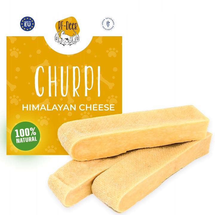 Ser himalajski M / 60-79g Gryzak zdrowy przysmak dla psa serek 13-14 cm