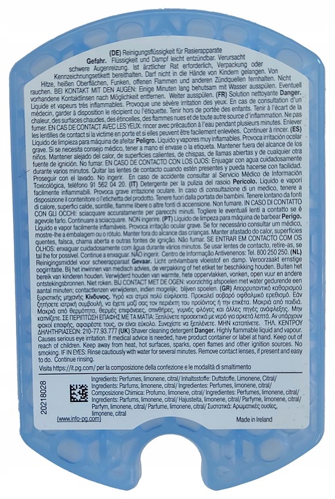 Braun CCR Clean & Renew Lemon Wkład Płyn do czyszczenia Golarek 2 szt