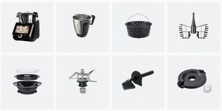 MONSIEUR CUISINE ROBOT KUCHENNY LIDLOMIX CZARNY SMART 2025 NAJNOWSZY !