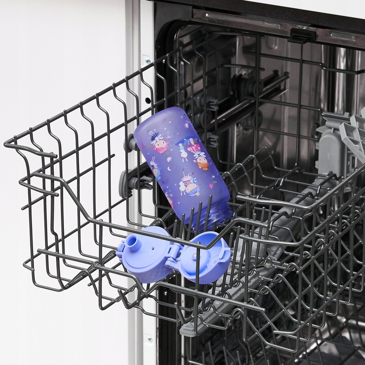 BUTELKA BIDON NA WODĘ DLA DZIEWCZYNKI FIOLET WROŻKA CZARODZIEJKA ION8 0,35