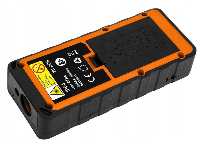 Dalmierz laserowy cyfrowy miernik odległości zasięg 80 m, IP54, NEO