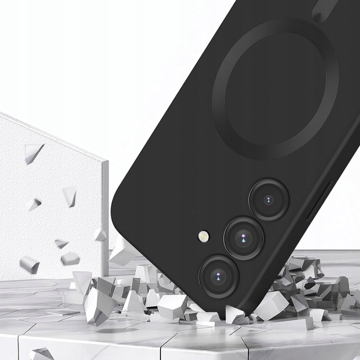 ETUI DO SAMSUNG A55 5G SILIKON MAGNETYCZNE DO MAGSAFE OCHRONA CASE + SZKŁO