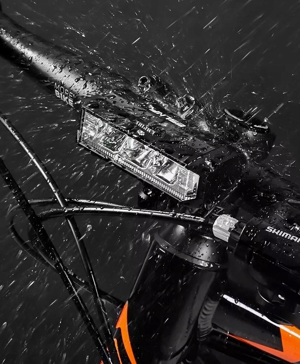 LAMPKA ROWEROWA LED PRZÓD MOCNA + TYŁ