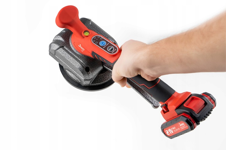 PRZYSSAWKA WIBRUJĄCA DO PŁYTEK WIBRATOR DO POZIOMOWANIA 2xAKU MOCNA