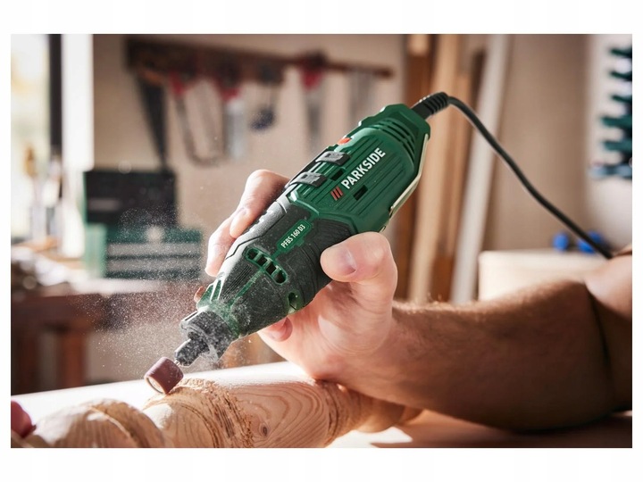 PARKSIDE Wiertarkoszlifierka precyzyjna PFBS 160 D3, 160 W + WALIZKA