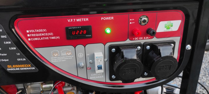 Agregat prądotwórczy generator prądnica 5500W /13KM (9,56kW) / AVR /