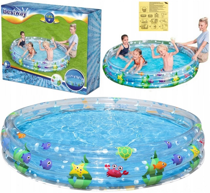 BESTWAY 51005 BRODZIK BASEN DMUCHANY DLA DZIECI