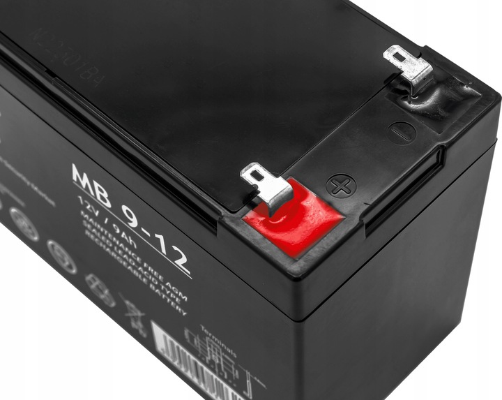Akumulator AGM BEZOBSŁUGOWY 12V 9Ah (wymiar 7,2Ah) ALARM UPS