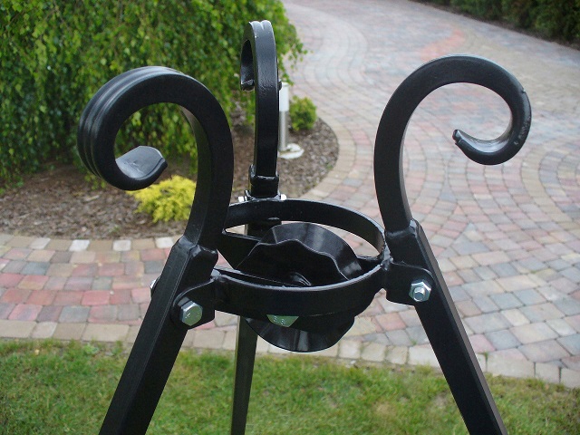 GRILL TRÓJNÓG OGNISKOWY FI 70 CM RUSZT NAD OGNISKO