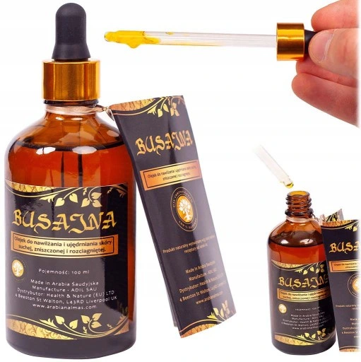 OLEJEK BUSAJNA - SKÓRA SUCHA ROZCIĄGNIĘTA 100ml + 2 PRÓBKI PERFUM