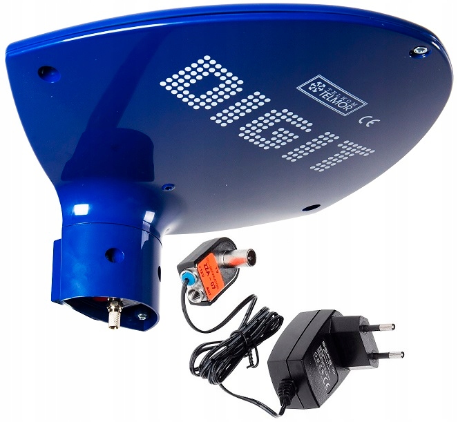 ANTENA DVB-T2 DO TELEWIZJI NAZIEMNEJ TELMOR DIGIT ACTIVA AKTYWNA 4K TV MUX8