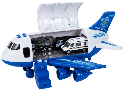 SAMOLOT POLICYJNY INTERAKTYWNY Z POJAZDAMI POLICJA LOTNISKO OTWIERANY