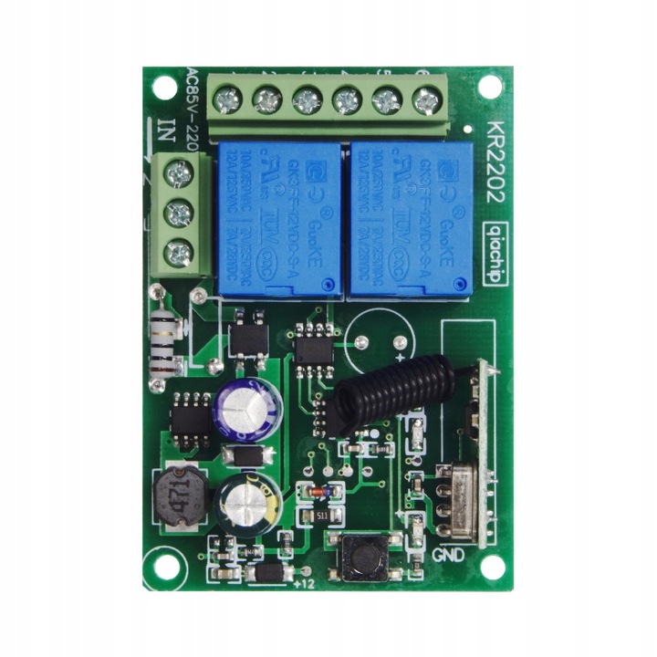 Moduł Odbiornika Przekaźnika z 5 Nadajnikami, 433Mhz Bezprzewodowy