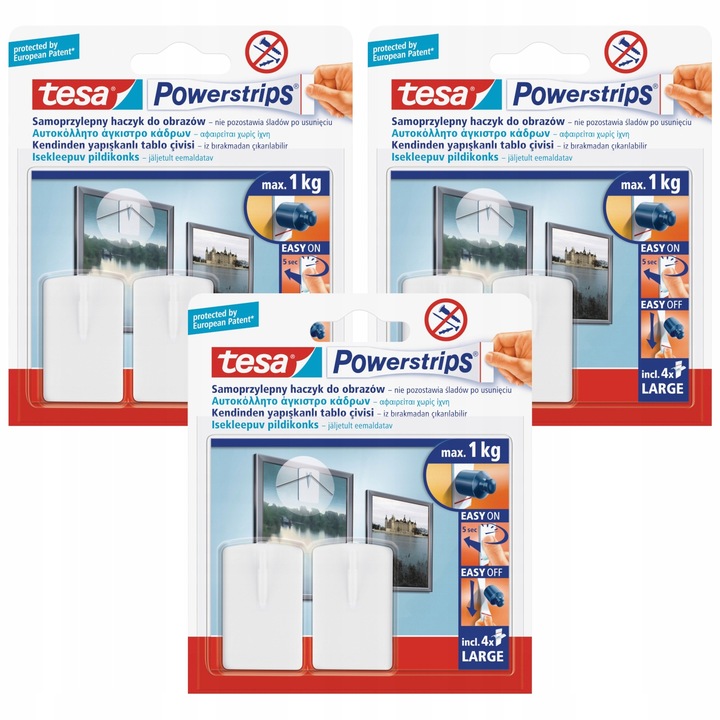 Haczyk Tesa 6 szt. 1000 g