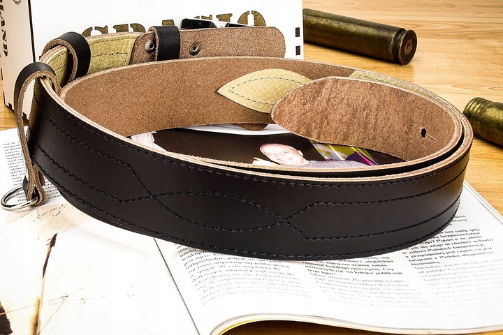 Pasek Męski Szeroki Pas wojskowy Gracio + GRATIS