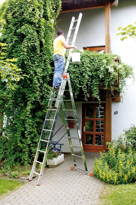 KRAUSE MONTO Tribilo drabina 3x10 szczebli 129680 7,65m