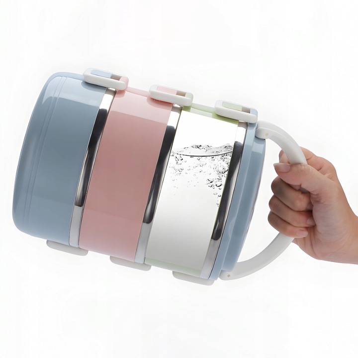 POJEMNIK TERMICZNY NA ŻYWNOŚĆ ZUPĘ OBIADOWY TERMOS STAL NIERDZEWNA 2,8L