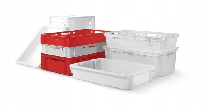 Pojemnik na mięso i wędliny typ C 600x400x280 mm biały