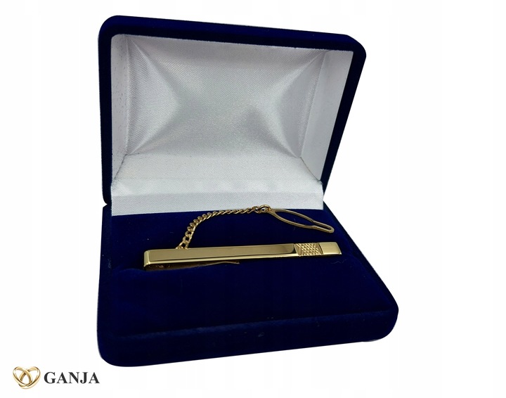 Krawatowa spinka z grawerem dla mężczyzny SK04