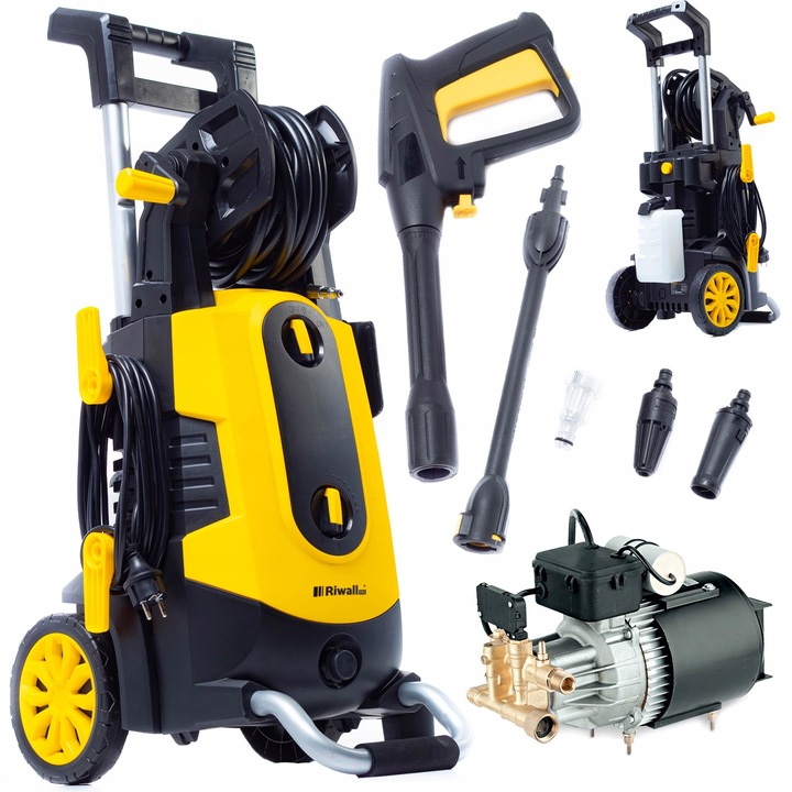 MYJKA CIŚNIENIOWA KOX 280BAR RIWALL INDUKCJA L8 MOSIEŻNA POMPA MOCNA 10M