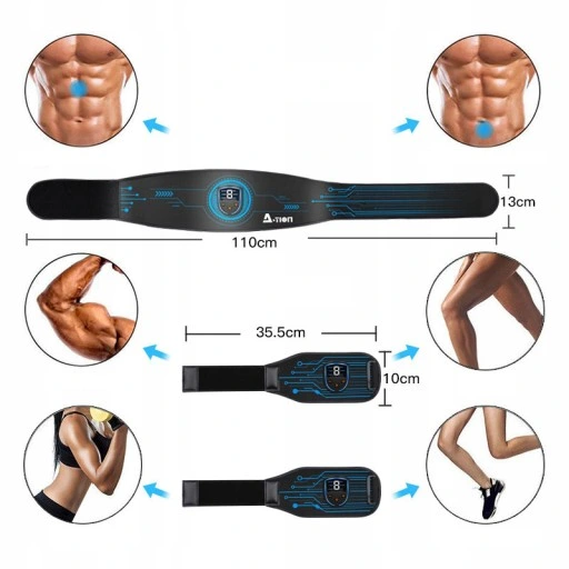 ELEKTROSTYMULATOR STYMULATOR DO MIĘŚNI BRZUCHA EMS