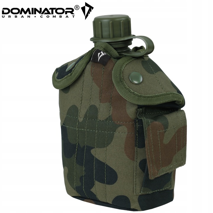 Manierka Turystyczna z Kubkiem Wojskowa 1L MENAŻKA BIDON DOMINATOR WZ.93
