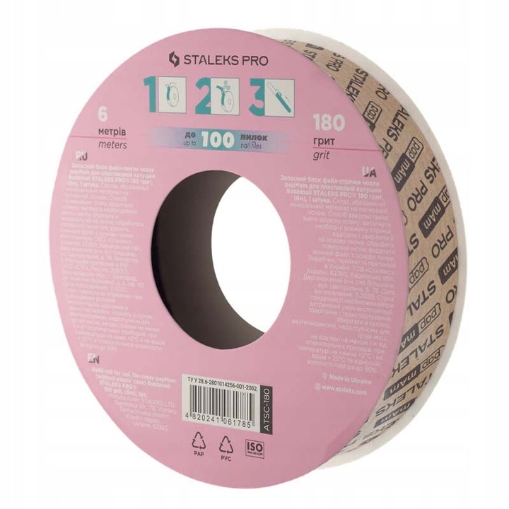 Staleks Rolka Z Taśmą Ścierną PapMAm ATSC-180W