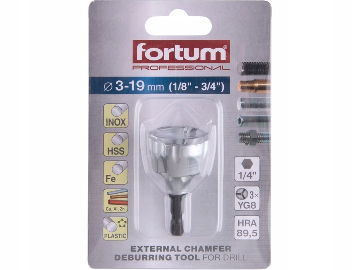 Fazownik Gratownik do prętów gwintowanych zewnętrznych HSS 3-19 mm
