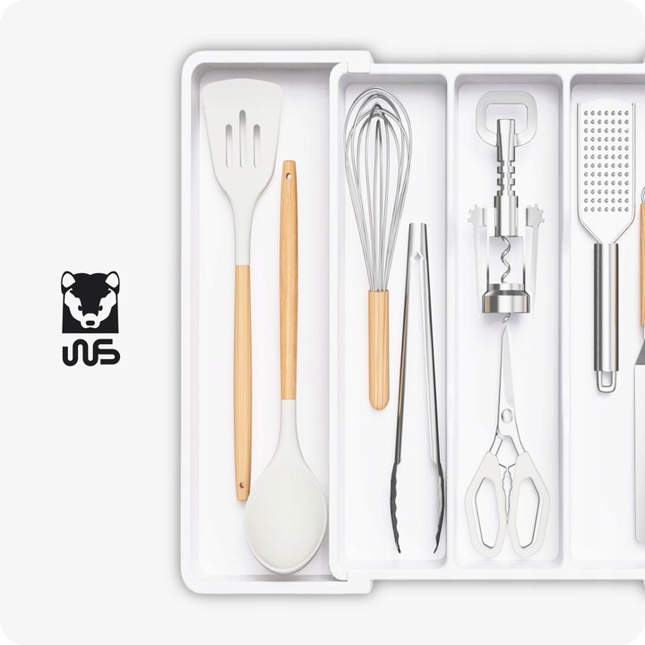 Wkład Do Szuflady Kuchennej 60 Organizer Pojemnik Na Sztućce Rozsuwany