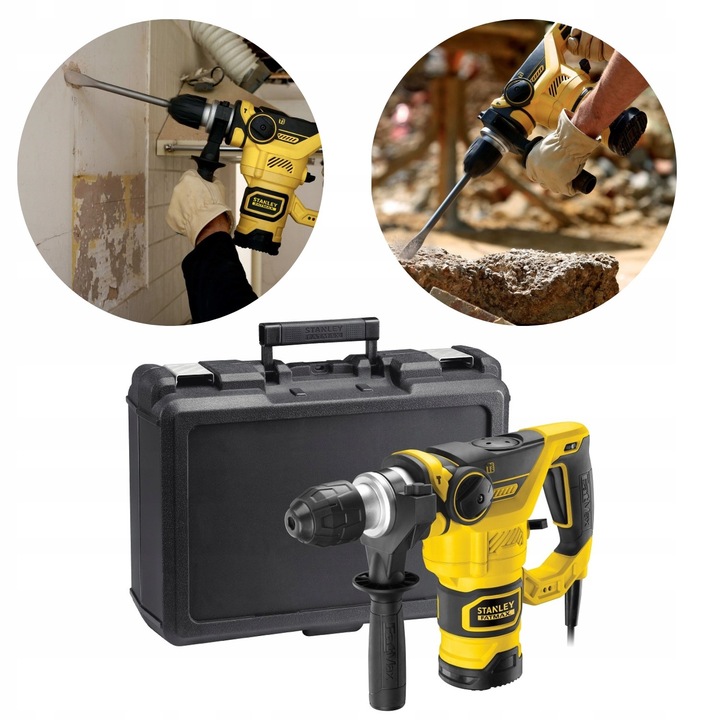 Młotowiertarka STANLEY SDS PLUS 1250W FME1250K-QS