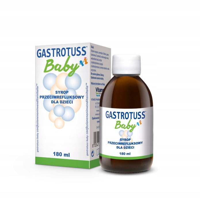 Gastrotuss Baby syrop przeciwrefluksowy 180 ml