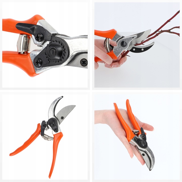 SEKATOR NOŻYCE DO GAŁĘZI ŻYWOPŁOTU OGRODOWY 21cm KRZEWÓW RĘCZNY