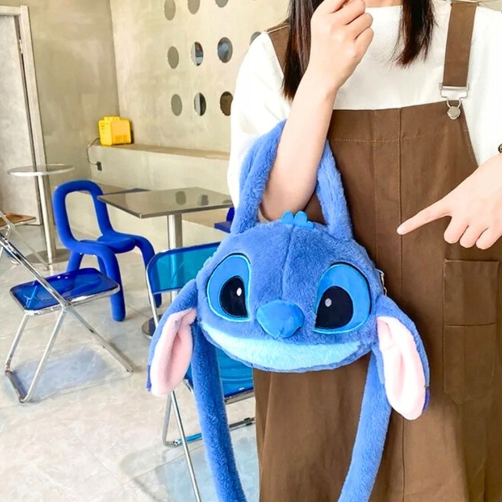 TOREBKA TORBA STITCH STICH NA RAMIĘ PLUSZOWA MASKOTKA PLUSZOWA