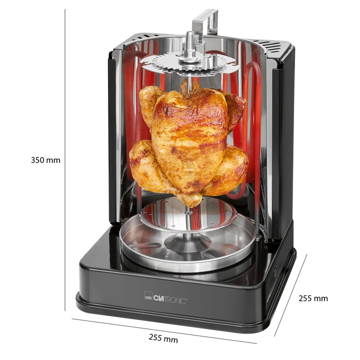 Grill do Kurczaka OPIEKACZ DO KEBABA Pionowy Obrotowy SZASZŁYKI ROŻEN