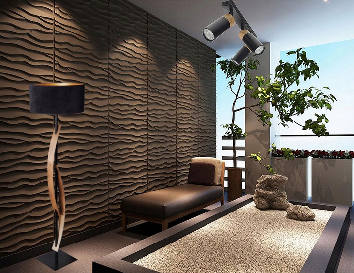 LAMPA PODŁOGOWA DO SALONU POKOJU SYPIALNI STOJĄCA LED ABAŻUR OZDOBNA