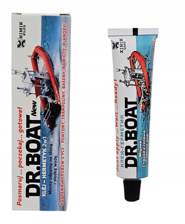 Klej do naprawy BASENU JACUZZII SUP 2w1 NA SUCHO NA MOKRO z lata i bez