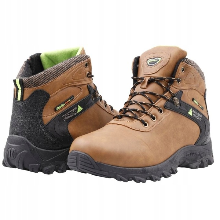 ŚNIEGOWCE MĘSKIE OCIEPLANE BUTY ZIMOWE SPORTOWE TRAPERY SUWAKI