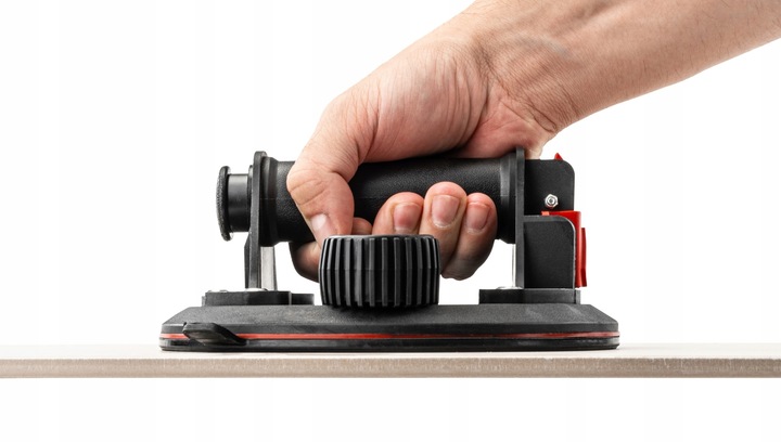 PRZYSSAWKA PRÓŻNIOWA DO PŁYTEK UCHWYT Z POMPKĄ MANOMETREM GLAZURY SZYB